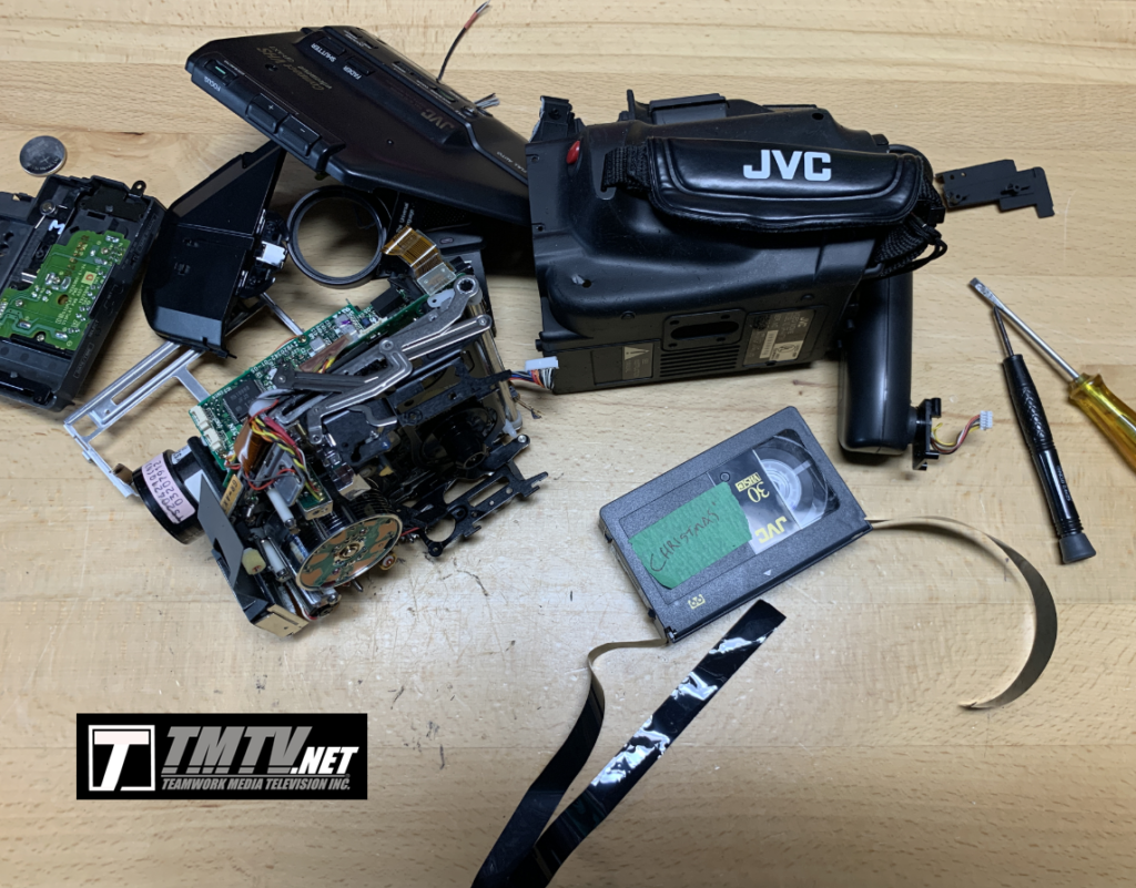 A really stuck video tape... TMTV